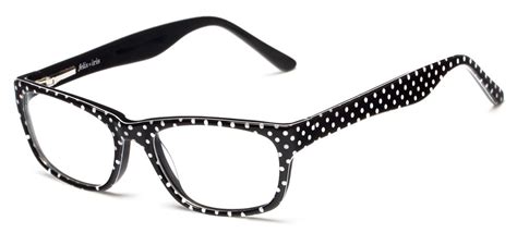 polka dot eyeglasses frames